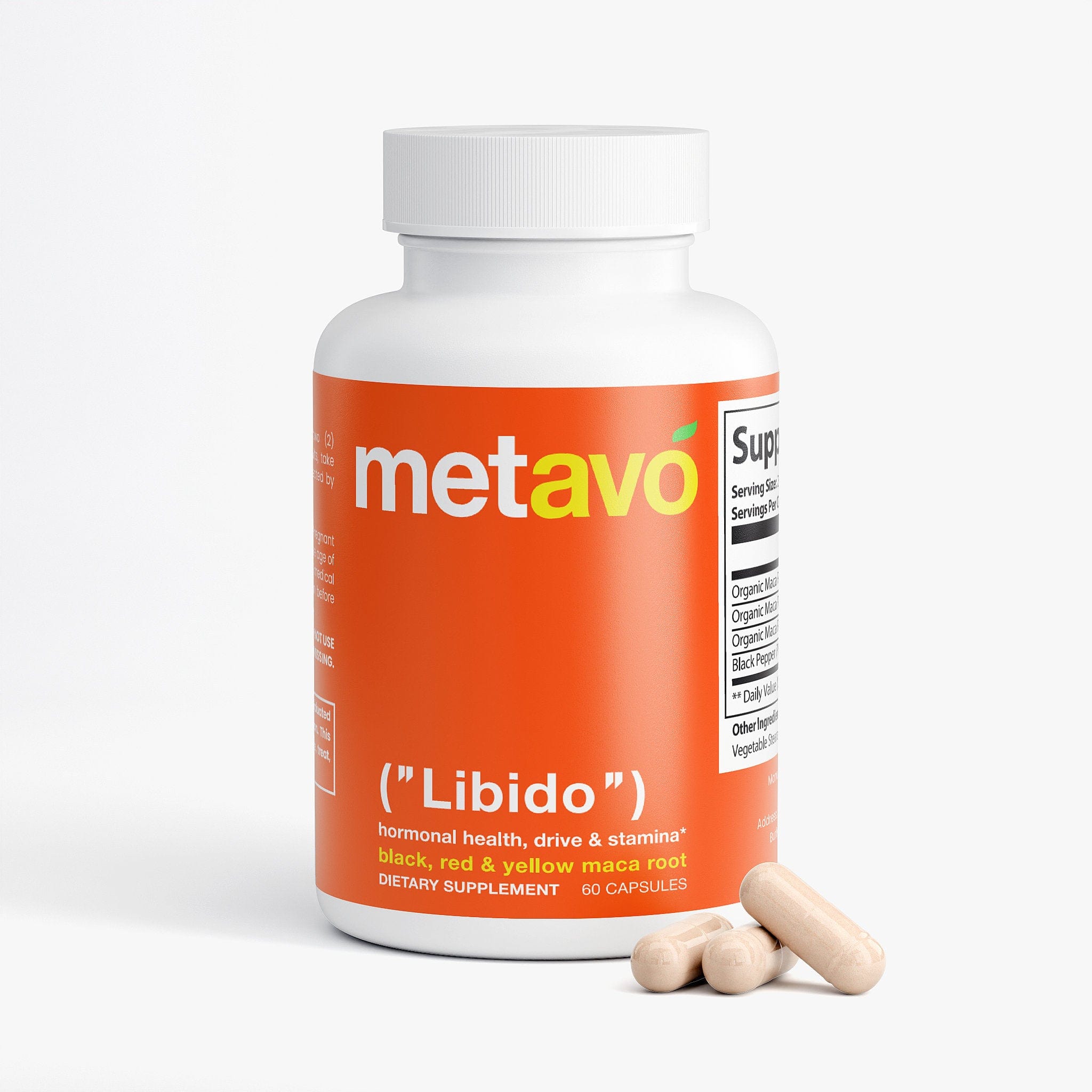 Metavo.com Natural Extracts Maca Plus