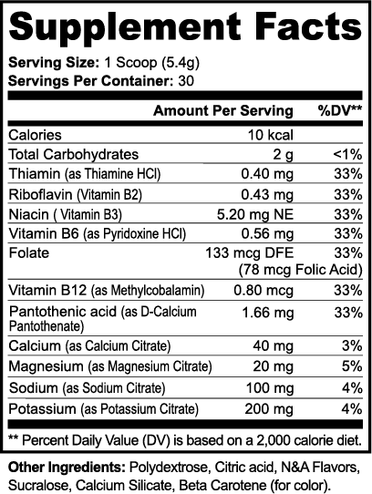 Metavo.com Specialty Supplements Hydration Powder (Lemonade)