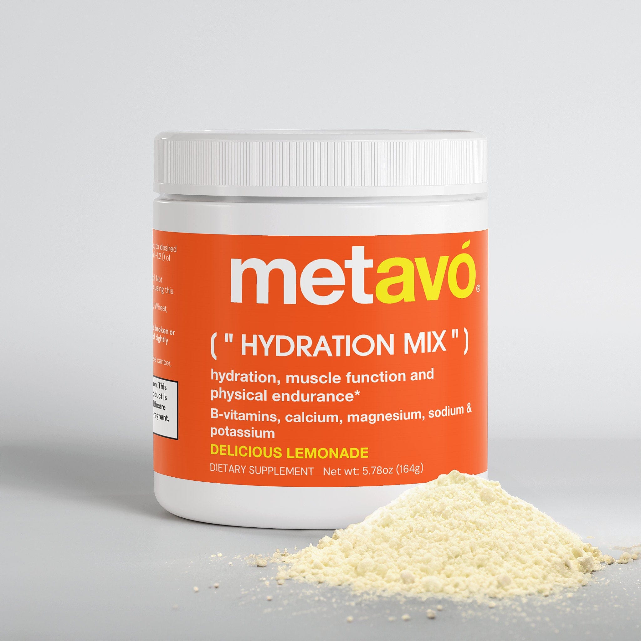 Metavo.com Specialty Supplements Hydration Powder (Lemonade)