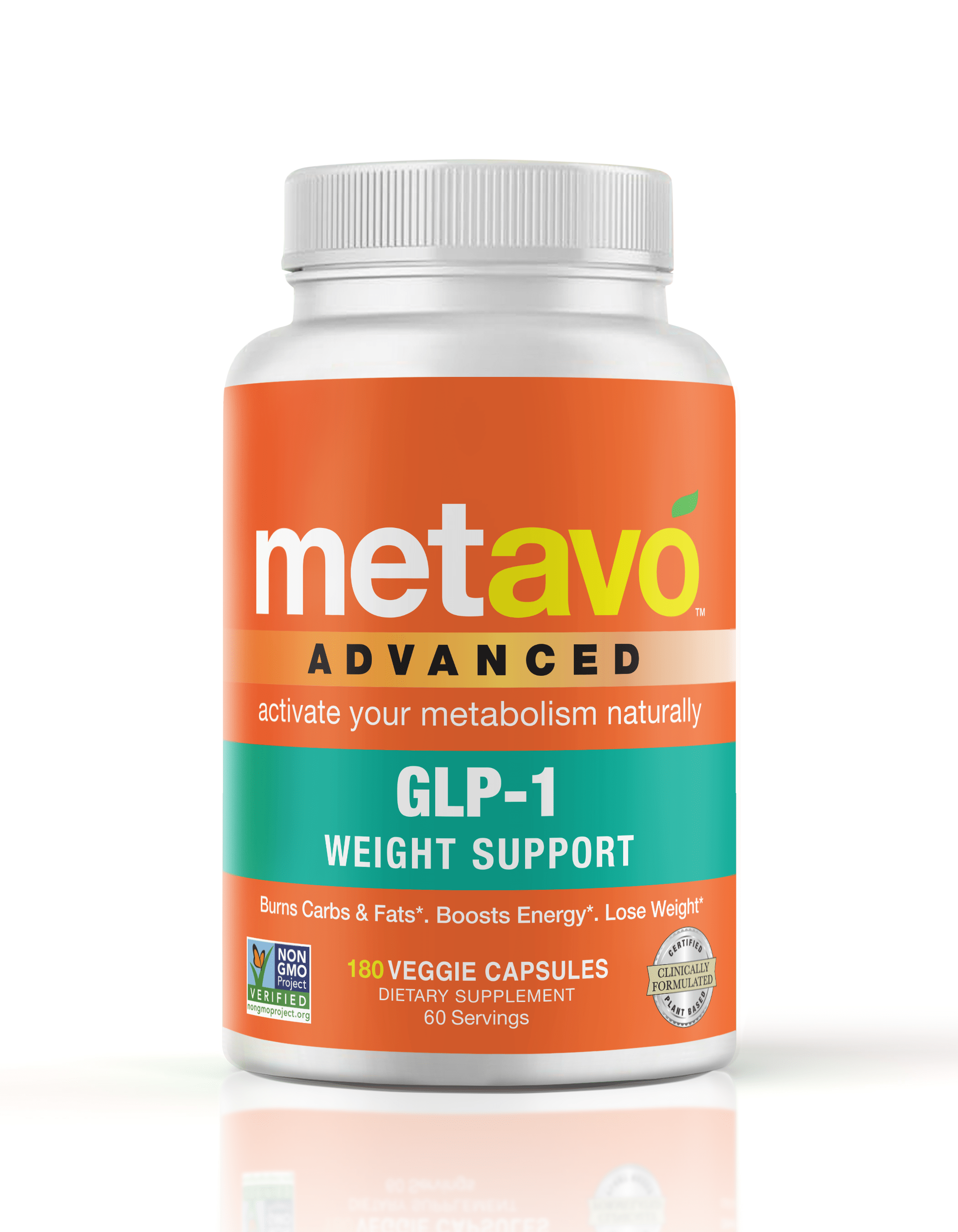 Metavo US Metavo GLP-1 Metavo Advanced GLP-1 Weight Support Capsules | 1 Month Supply