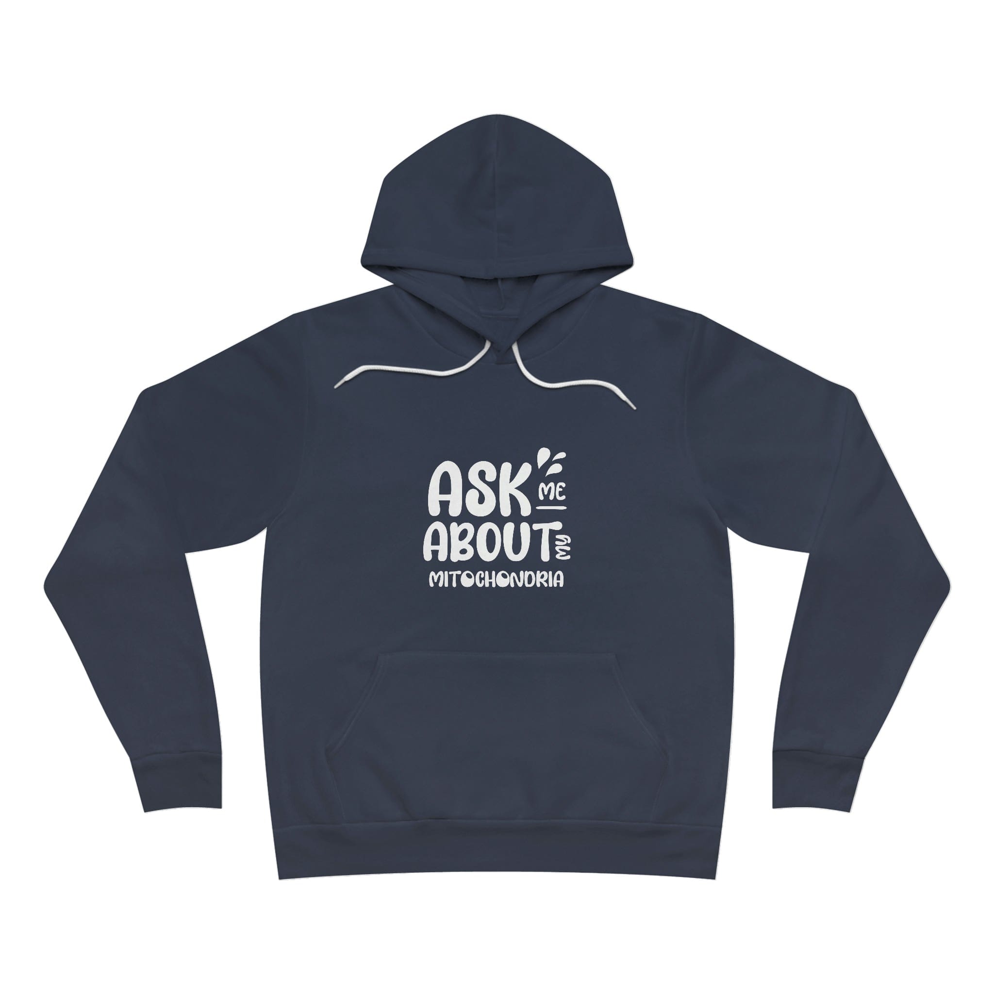 Printify Hoodie Navy / S Mitochondria Unisex Sponge Fleece Pullover Hoodie