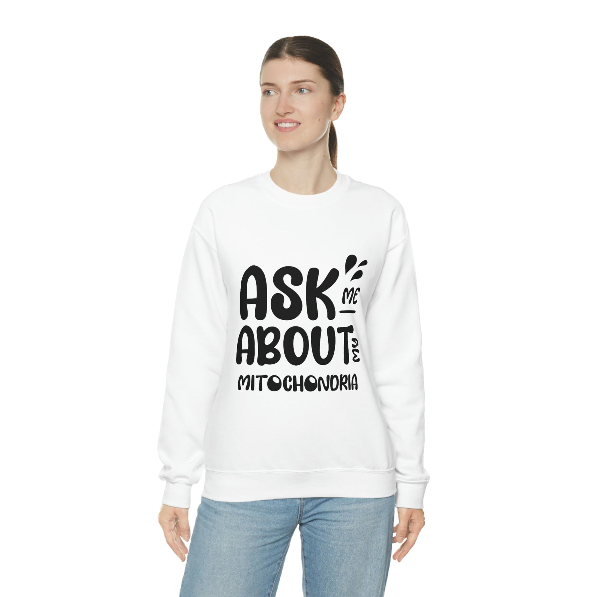 Printify Sweatshirt Mitochondria Unisex Heavy Blend™ Crewneck Sweatshirt