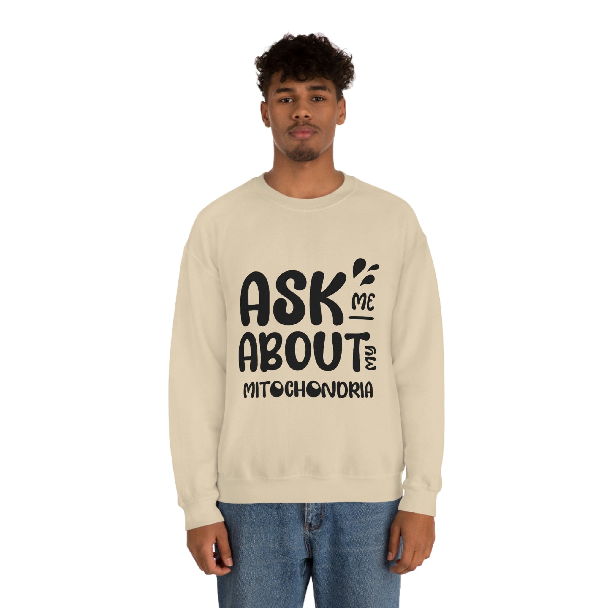 Printify Sweatshirt Mitochondria Unisex Heavy Blend™ Crewneck Sweatshirt