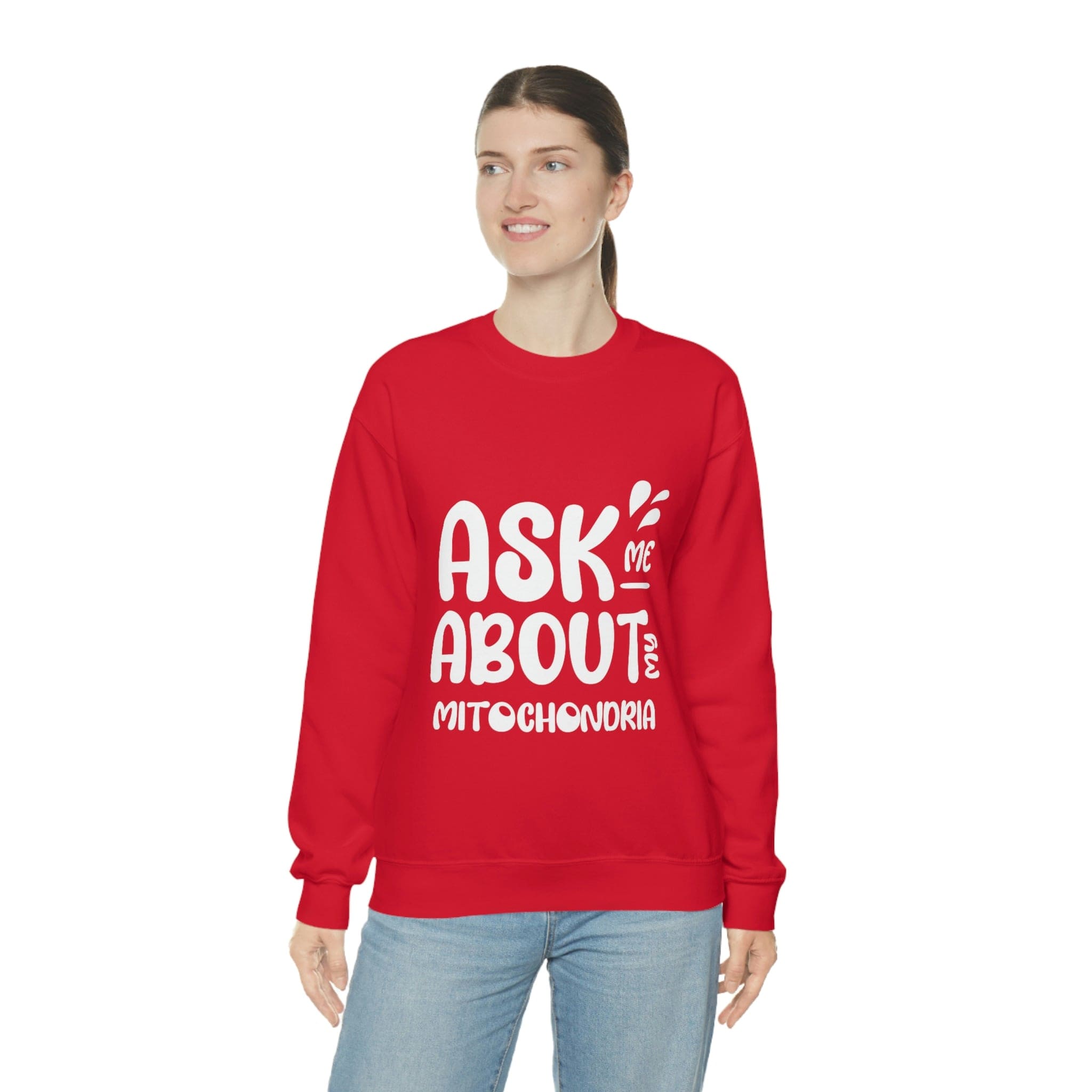 Printify Sweatshirt Mitochondria Unisex Heavy Blend™ Crewneck Sweatshirt