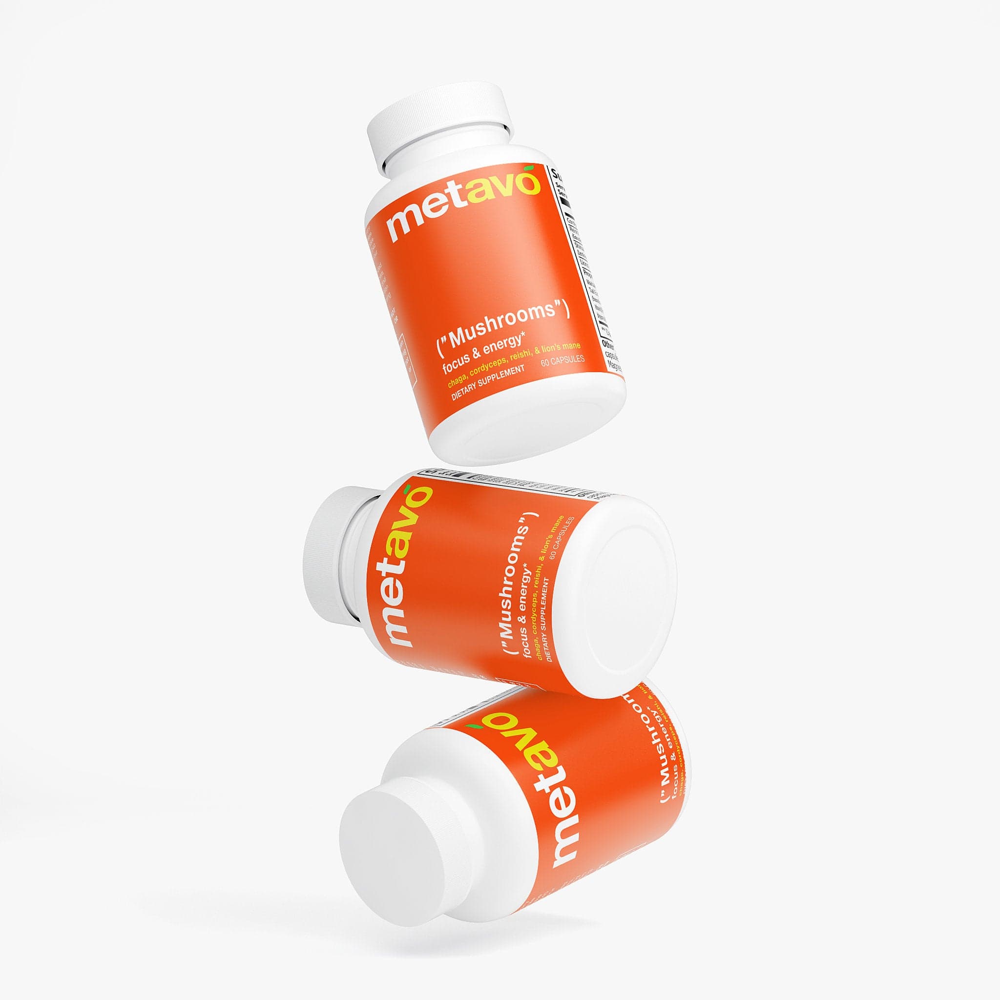 Supliful Natural Extracts Mega Mushrooms Lion's Mane | Chaga | Cordyceps | Reishi | 30 Serve