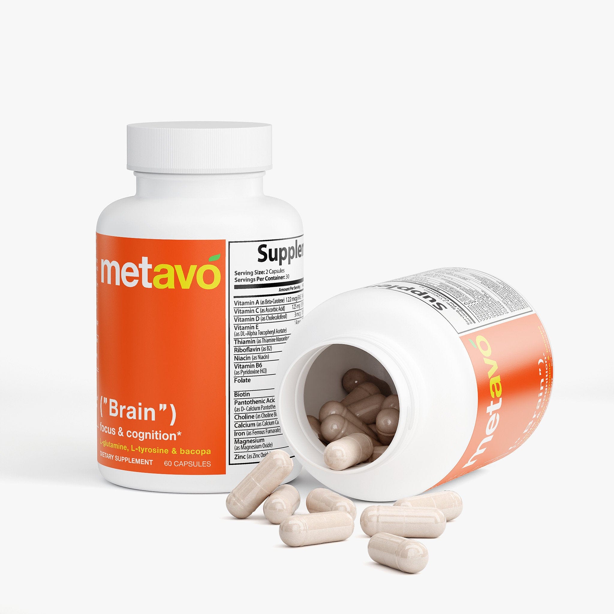 Supliful Specialty Supplements Memory & Focus Brain Booster | 30 Serve